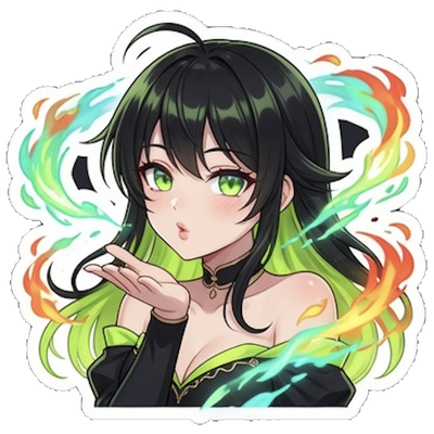 Nelly Ice & fire sticker
